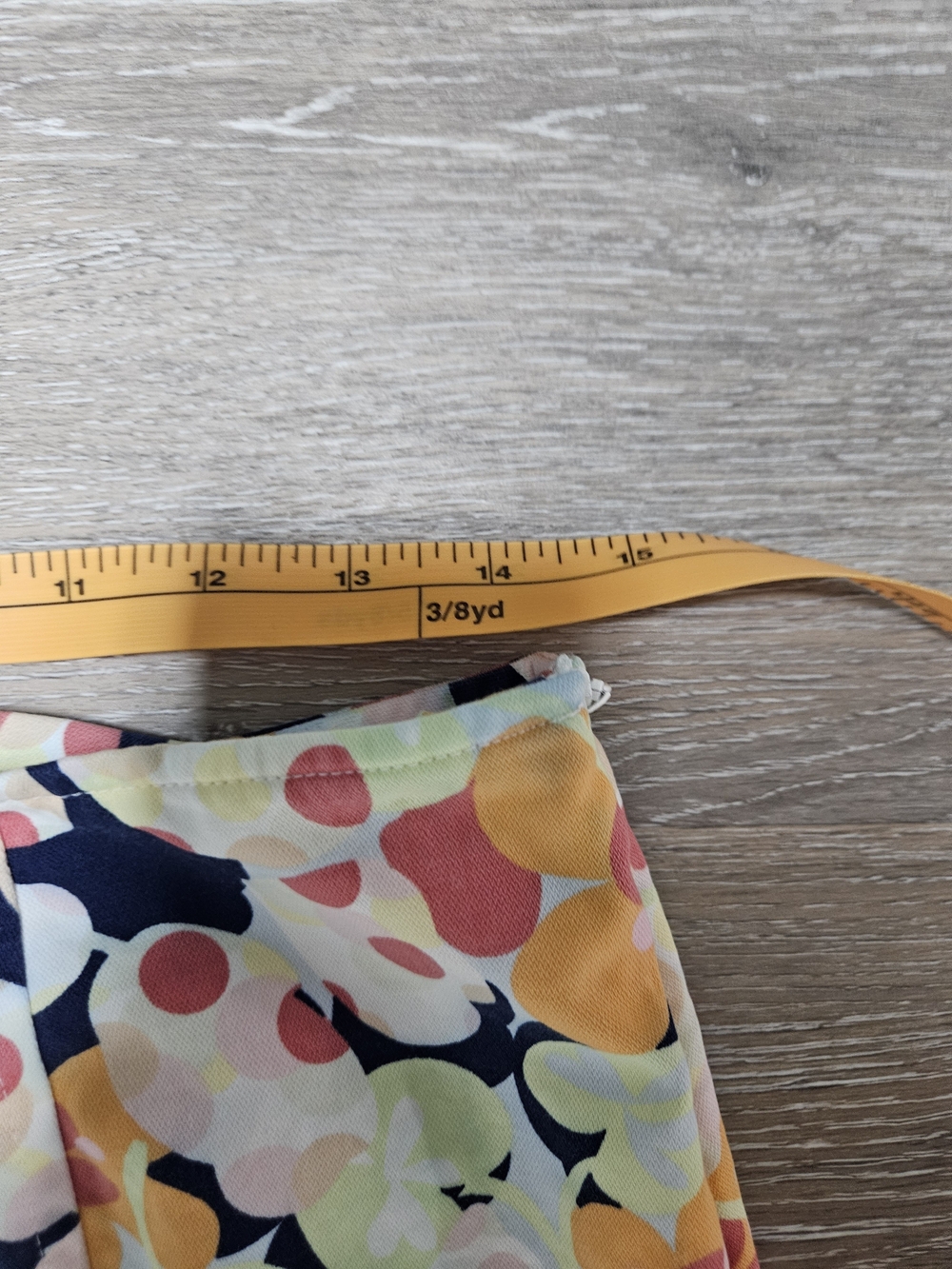 Talbots Floral Midi Skirt in Black, Yellow, Pink and Orange - Picture 4 of 7